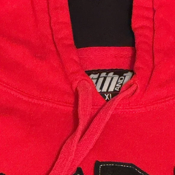 AND1 OSU Buckeyes Red Hoodie Sweater - Picture 3 of 6